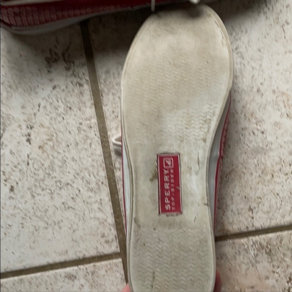 HOST PICK Sperry Women's Bahama 2-Eye Red Sequin - Picture 6 of 8